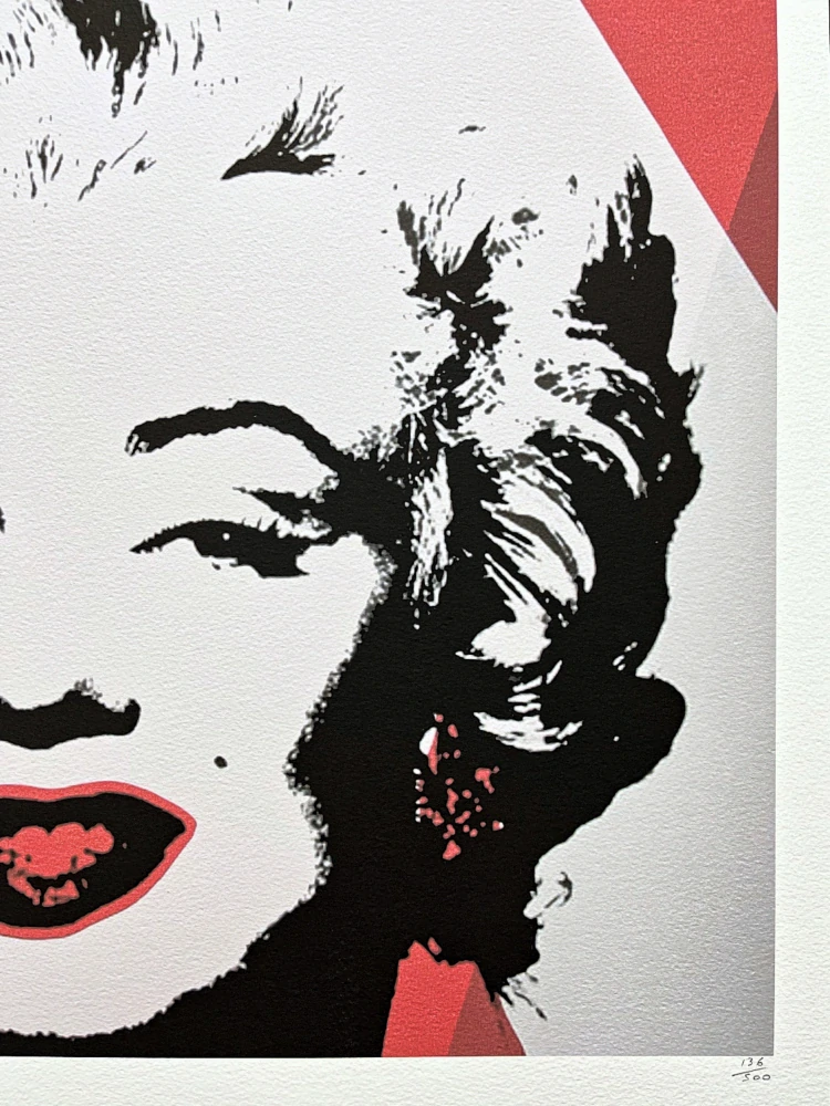 Andy Warhol - Marilyn Monroe ve dvou pruzích 136/500 - signováno, 50x50cm, limitovaná edice CMOA s certifikátem