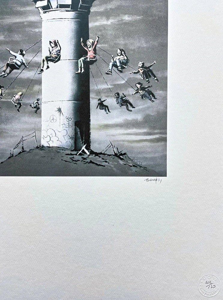 Banksy - Casousel 102/150 - číslovaná edice s certifikátem, 50x70cm