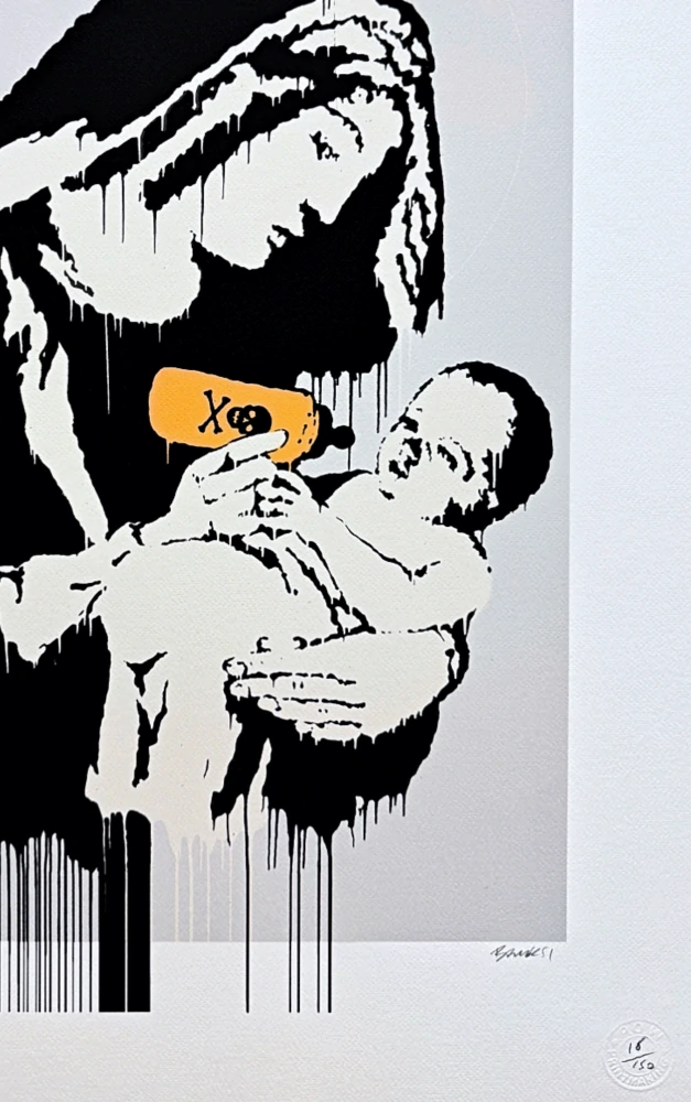 Banksy - Toxic Mary 16/150 - číslovaná edice s certifikátem, 50x70cm
