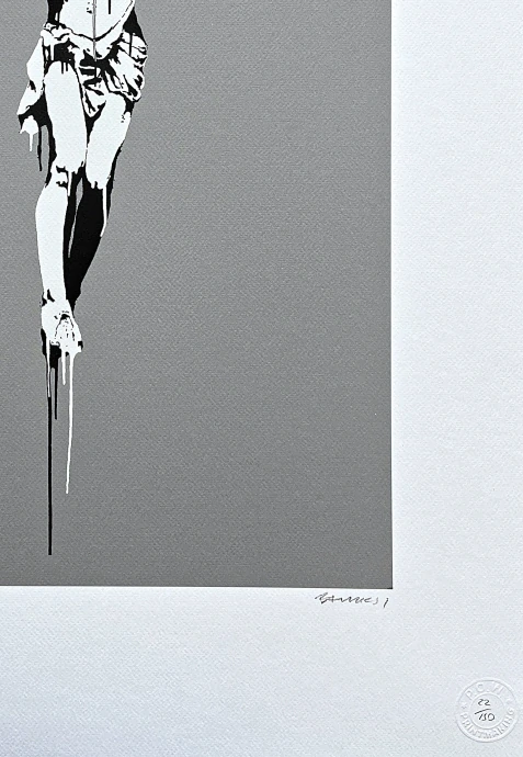 Banksy - Christ with shopping bags x/150 číslovaná edice s certifikátem, 50x70cm