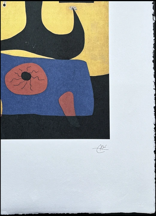 Joan Miró - Sitting Woman 81/150 - limitovaná edice s certifikátem, signováno, 56x76cm