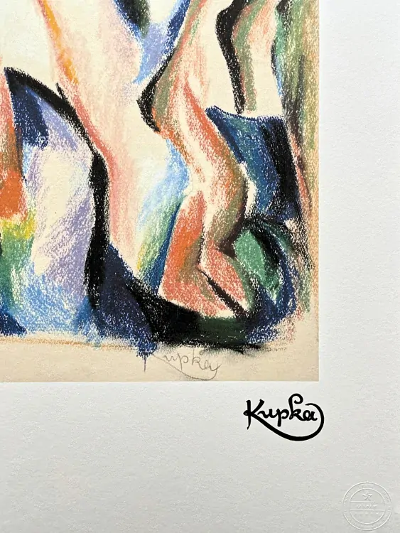 František Kupka - Accent Noir 86/350 - limitovaná edice s certifikátem, 50x70cm