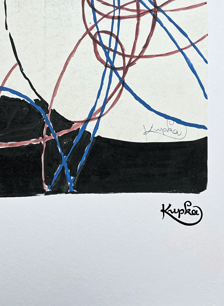 František Kupka - Amorpha: Fugue in Two Colors IV 76/350 - limitovaná edice s certifikátem, 50x70cm