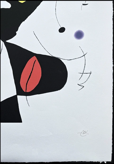 Joan Miró - Oda a Joan Mirò 106/150 - limitovaná edice s certifikátem, signováno, 56x76cm