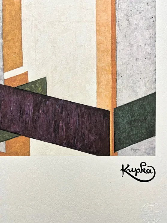 František Kupka - Diagonální plány 60/350 - limitovaná edice s certifikátem, 50x70cm