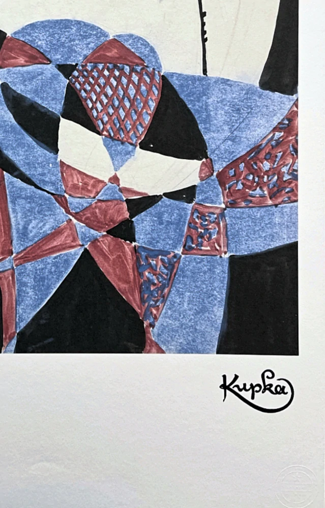 František Kupka - Amorpha: Fugue in two colors III 120/350 - limitovaná edice s certifikátem, 50x70cm