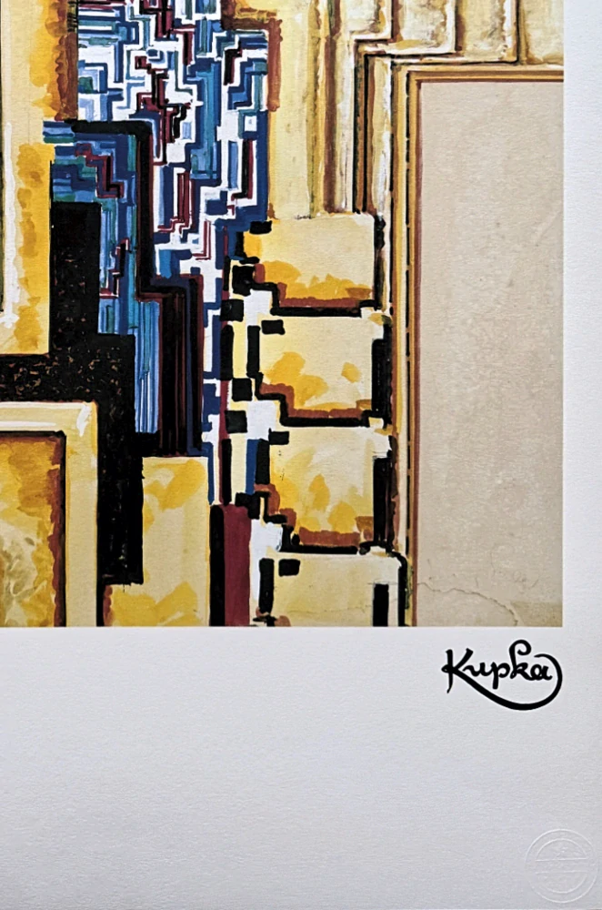 František Kupka - Contrast series 60/350 - limitovaná edice s certifikátem, 50x70cm