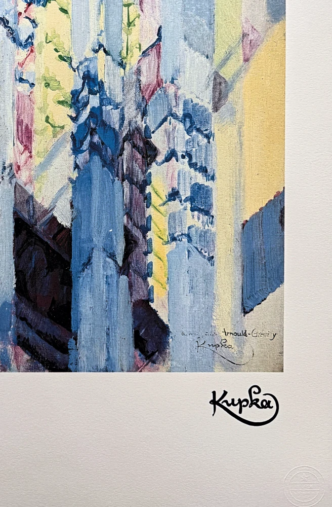 František Kupka - Katedrála 105/350 - limitovaná edice s certifikátem, 50x70cm