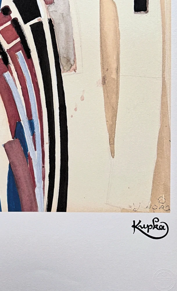 František Kupka - Study of curves 10/350 - limitovaná edice s certifikátem, 50x70cm