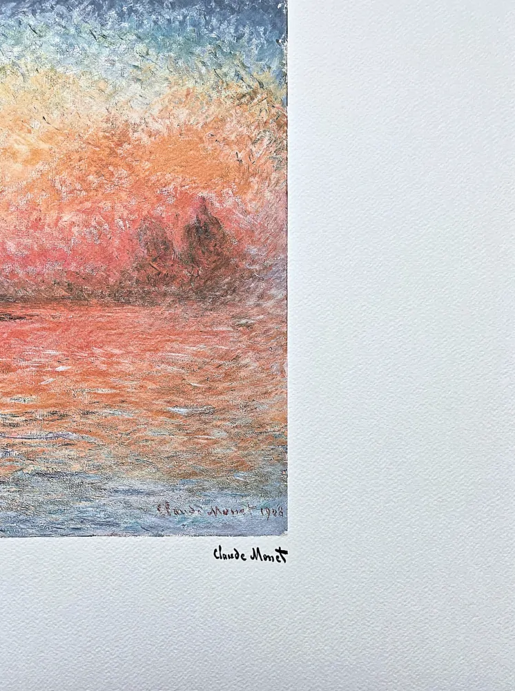 Claude Monet - San Giorgio Maggiore at Dusk 212/250 - limitovaná edice s certifikátem, 70x50cm