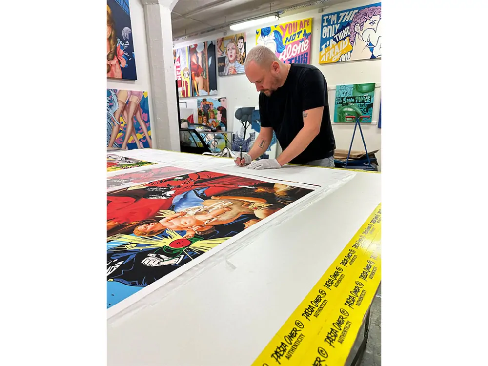 Pasta Oner - Incense 3/30 - Giclée print, limitovaná edice s certifikátem, 70x100cm