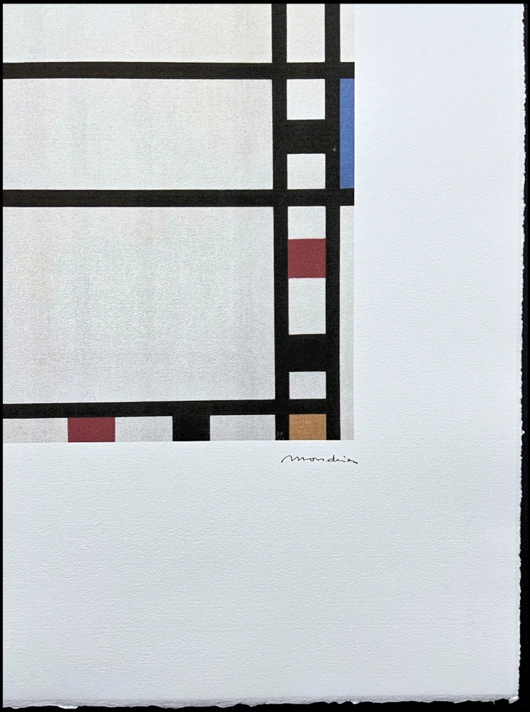 Piet Mondrian - Trafalgar square 45/200 - signováno, limitovaná edice, 50x66cm