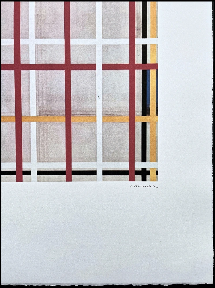 Piet Mondrian - New York City 100/200 - signováno, limitovaná edice, 50x66cm