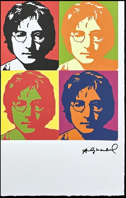 Andy Warhol - 9x John Lennon 18/100 - edice Leo Castelli s certifikátem