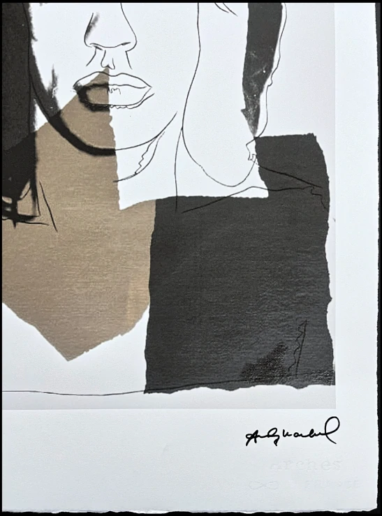 Andy Warhol - Mick Jagger černo-hnědý x/100 - edice Leo Castelli s certifikátem