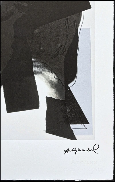 Andy Warhol - Mick Jagger - profil v černé 83/100 - edice Leo Castelli s certifikátem