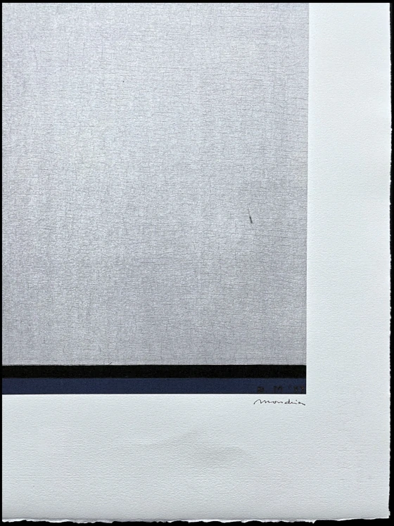 Piet Mondrian - Composition with yellow and blue 148/200 - signováno, limitovaná edice, 50x66cm