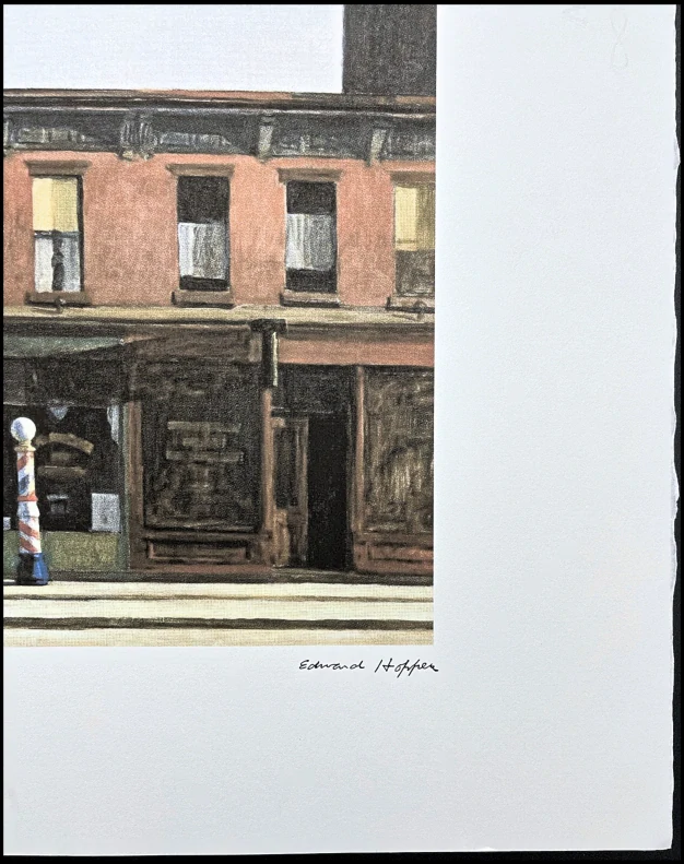 Edward Hopper - Early sunday morning x/150 - limitovaná edice, s certifikátem, 57x38 cm