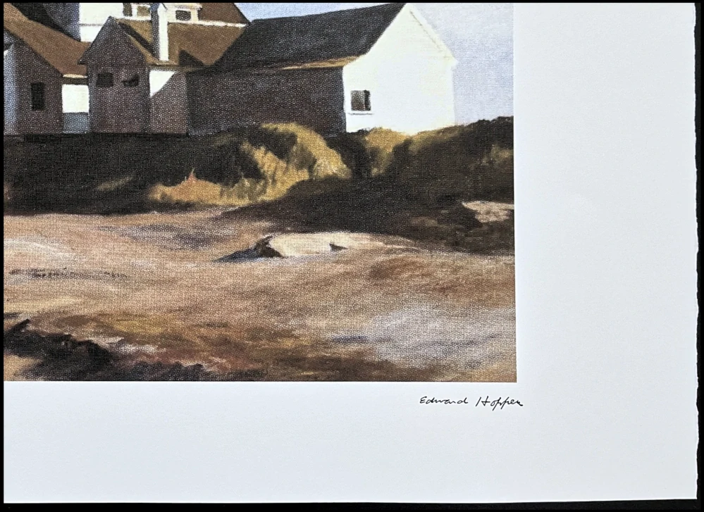 Edward Hopper - Cast guard station 83/150 - limitovaná edice, s certifikátem, 57x38 cm