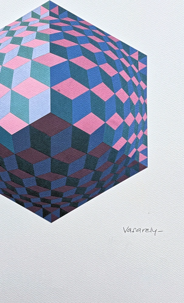 Victor Vasarely - Kettes - limitovaná edice s certifikátem