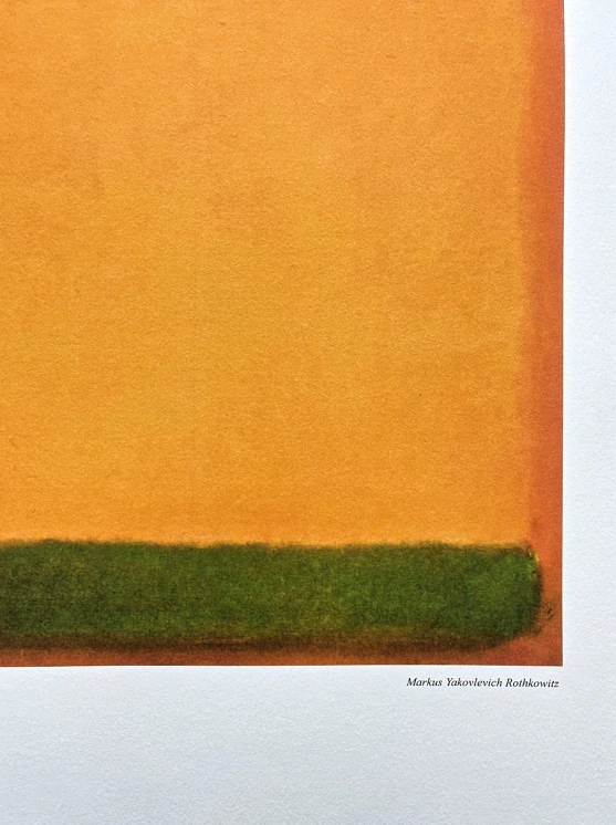 Mark Rothko - Blue, yellow and green on red 192/200 - signováno, s certifikátem, 50x65 cm