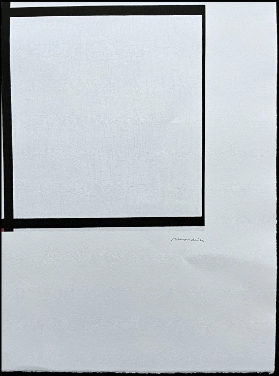 Piet Mondrian - Composition II with red 71/200 - signováno, limitovaná edice, 50x66cm