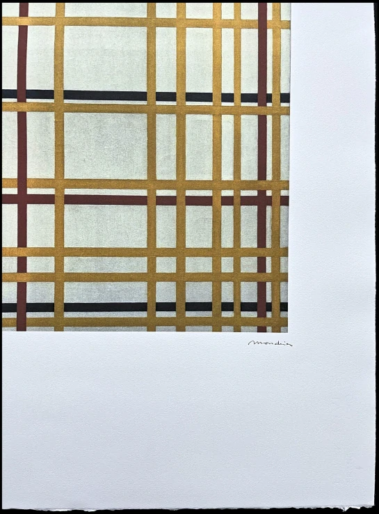 Piet Mondrian - New York City 61/200 - signováno, limitovaná edice, 50x66cm