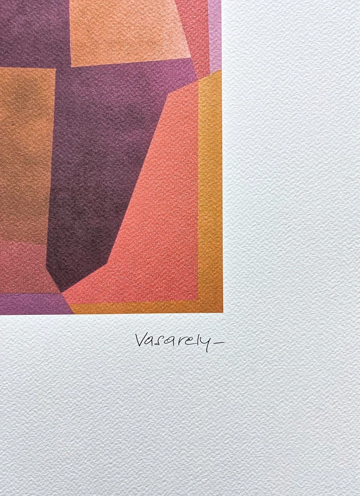 Victor Vasarely - Mindoro II - limitovaná edice s certifikátem