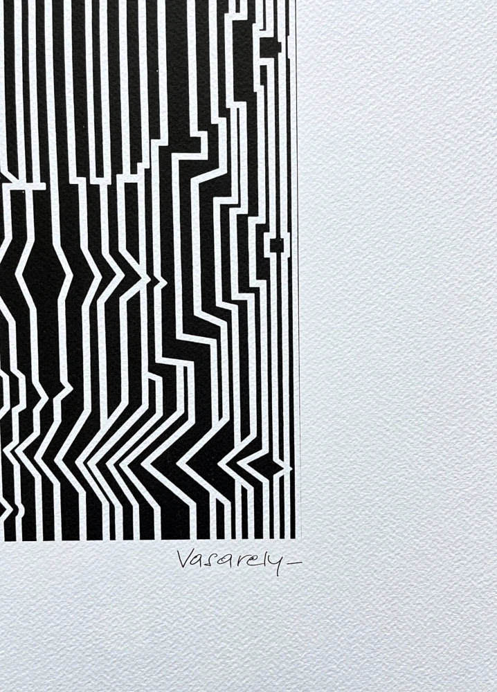 Victor Vasarely - Meandre IV - limitovaná edice s certifikátem