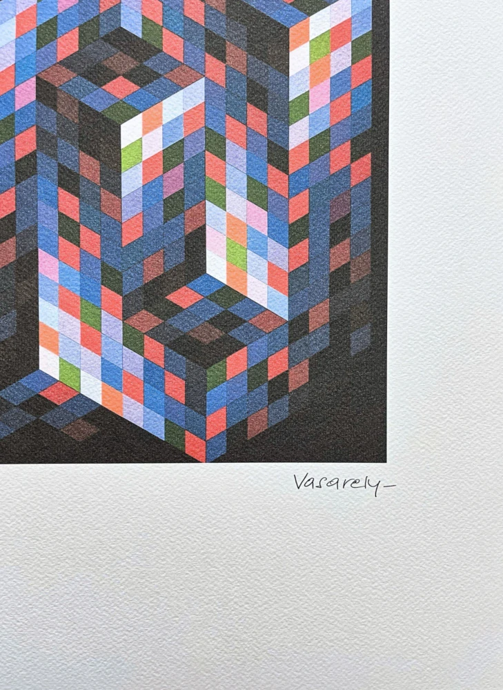 Victor Vasarely - Izzo - limitovaná edice s certifikátem