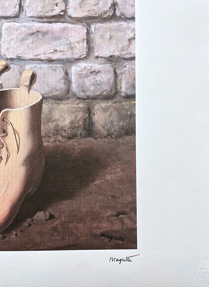 René Magritte - The Red model 40/100 - limitovaná edice, 70x50cm