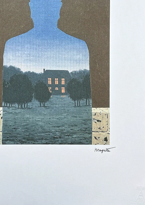 René Magritte - I Heureux 95/100 - limitovaná edice, 50x70cm