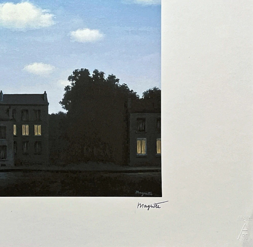 René Magritte - The Empire of light 40/100 - limitovaná edice, 70x50cm
