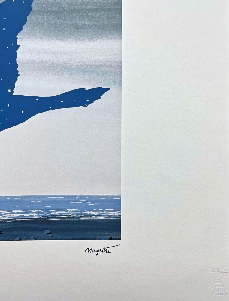René Magritte - Le Baiser x/100 - limitovaná edice, 70x50cm