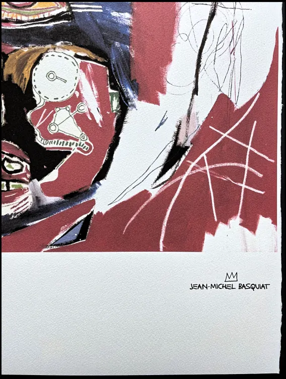 Jean-Michel Basquiat - In This Case 21/300 - limitovaná edice, signováno, 50x70cm 