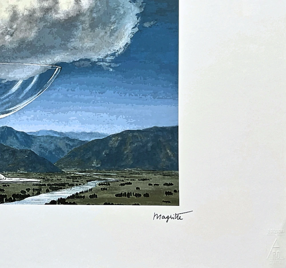 René Magritte - The Heartstrings 27/100 - limitovaná edice, 70x50cm