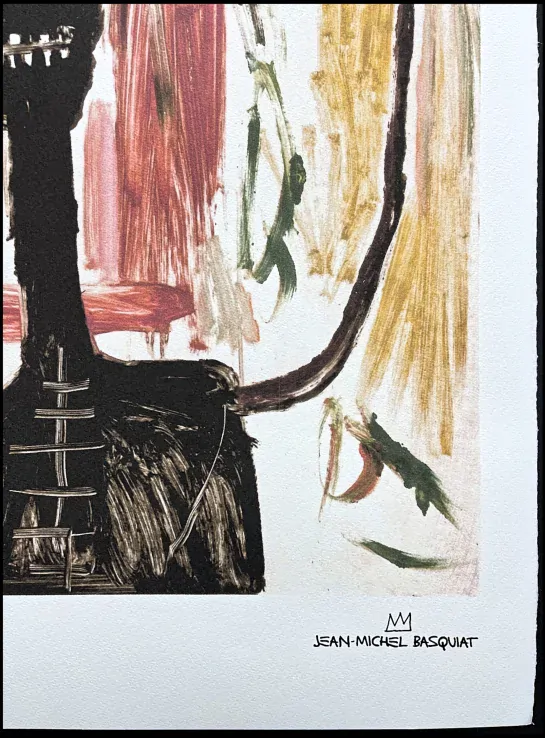 Jean-Michel Basquiat - African man II x/300 - limitovaná edice, signováno, 50x70cm