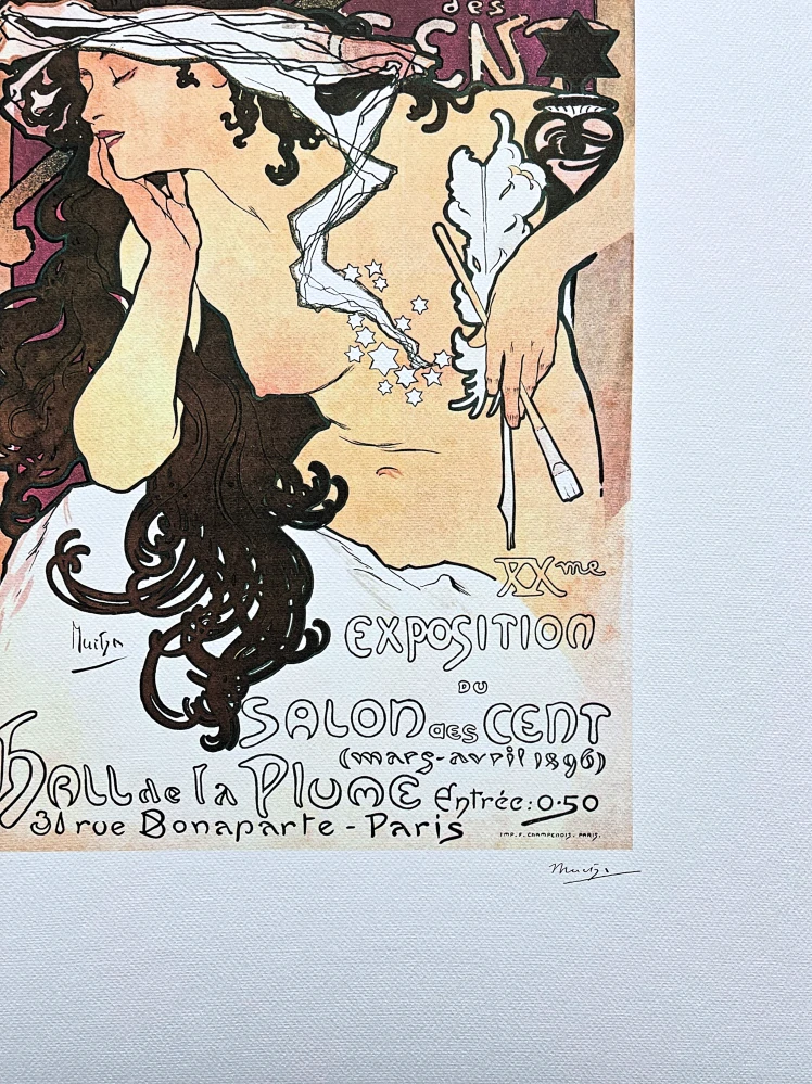Alfons Mucha - Salon des cent ll 82/100 - limitovaná edice, signováno, 50x70cm