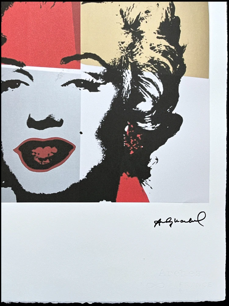 Andy Warhol - Marilyn Monroe ve čtvercích x/100 - edice Leo Castelli s certifikátem