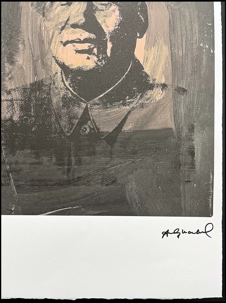 Andy Warhol - Mao Ce-tung šedo-béžový 80/100 - edice Leo Castelli s certifikátem