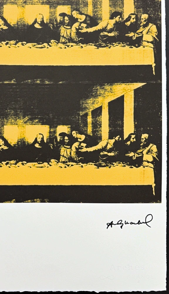 Andy Warhol - The Last Supper 49/100 - edice Leo Castelli s certifikátem