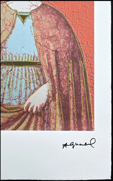 Andy Warhol - Saint Apollonia červená 58/100 - edice Leo Castelli s certifikátem
