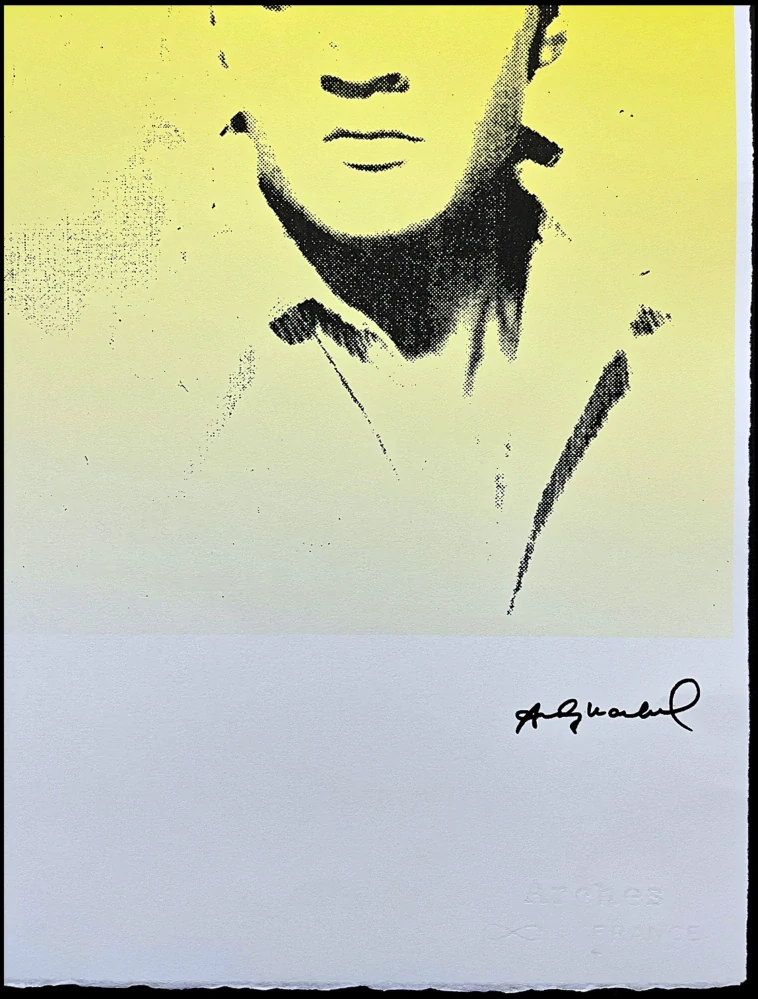 Andy Warhol - Elvis Presley žlutý 53/100 - edice Leo Castelli s certifikátem