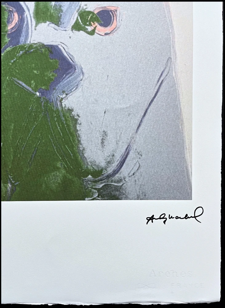 Andy Warhol - Dog x/100 edice Leo Castelli s certifikátem