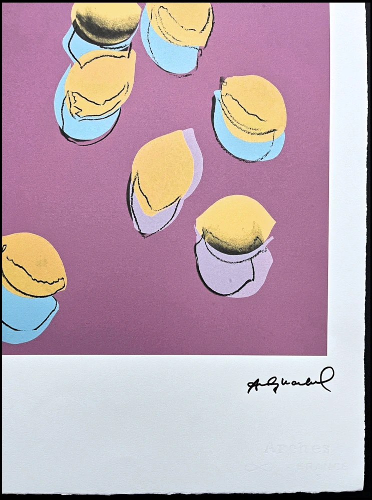 Andy Warhol - Lemons 96/100 - edice Leo Castelli s certifikátem