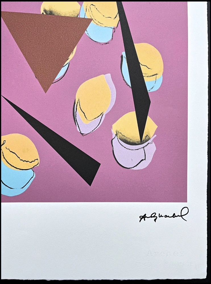 Andy Warhol - Lemons s trojúhelníky 75/100 - edice Leo Castelli s certifikátem
