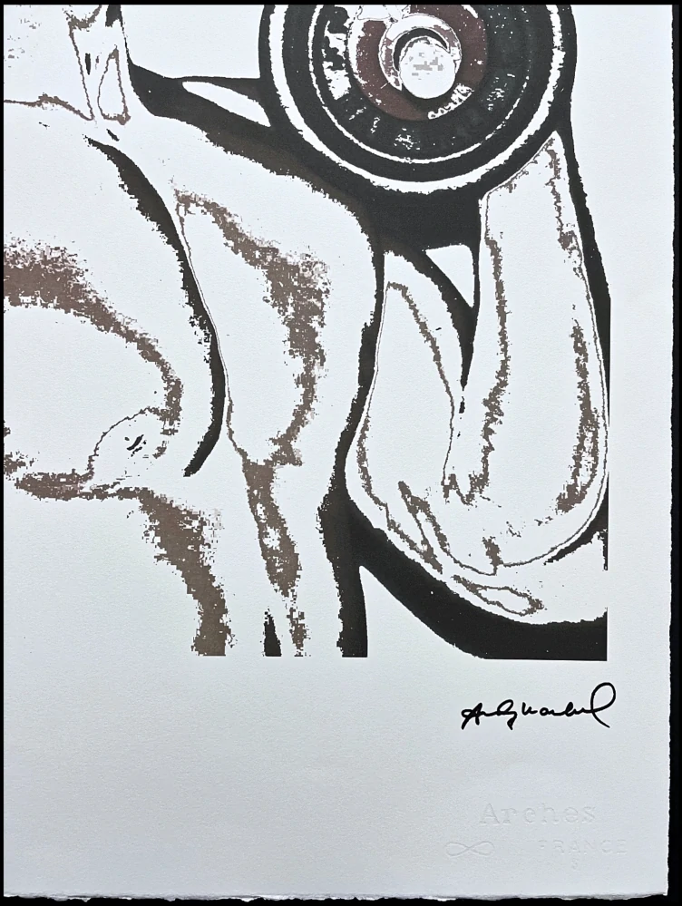 Andy Warhol - Body Builder s hnědou 30/100 - edice Leo Castelli s certifikátem