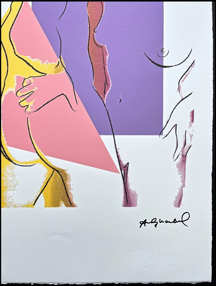 Andy Warhol - Love s modrou 56/100 - edice Leo Castelli s certifikátem