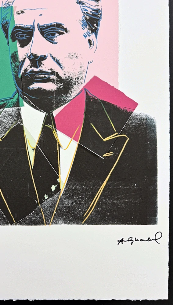 Andy Warhol - John Gotti 62/100 - edice Leo Castelli s certifikátem