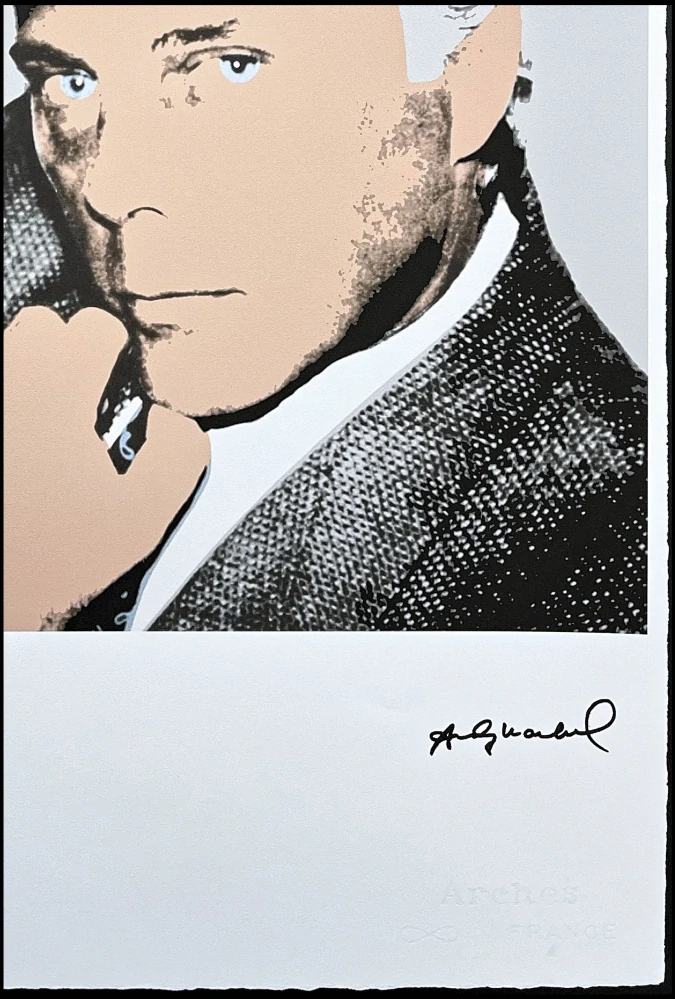 Andy Warhol - Giorgio Armani z boku 40/100 - edice Leo Castelli s certifikátem